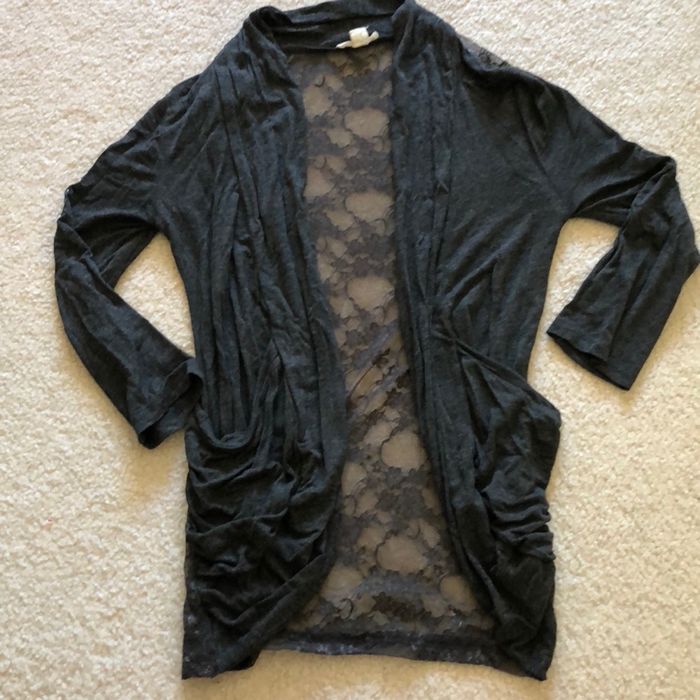 Black cardigan